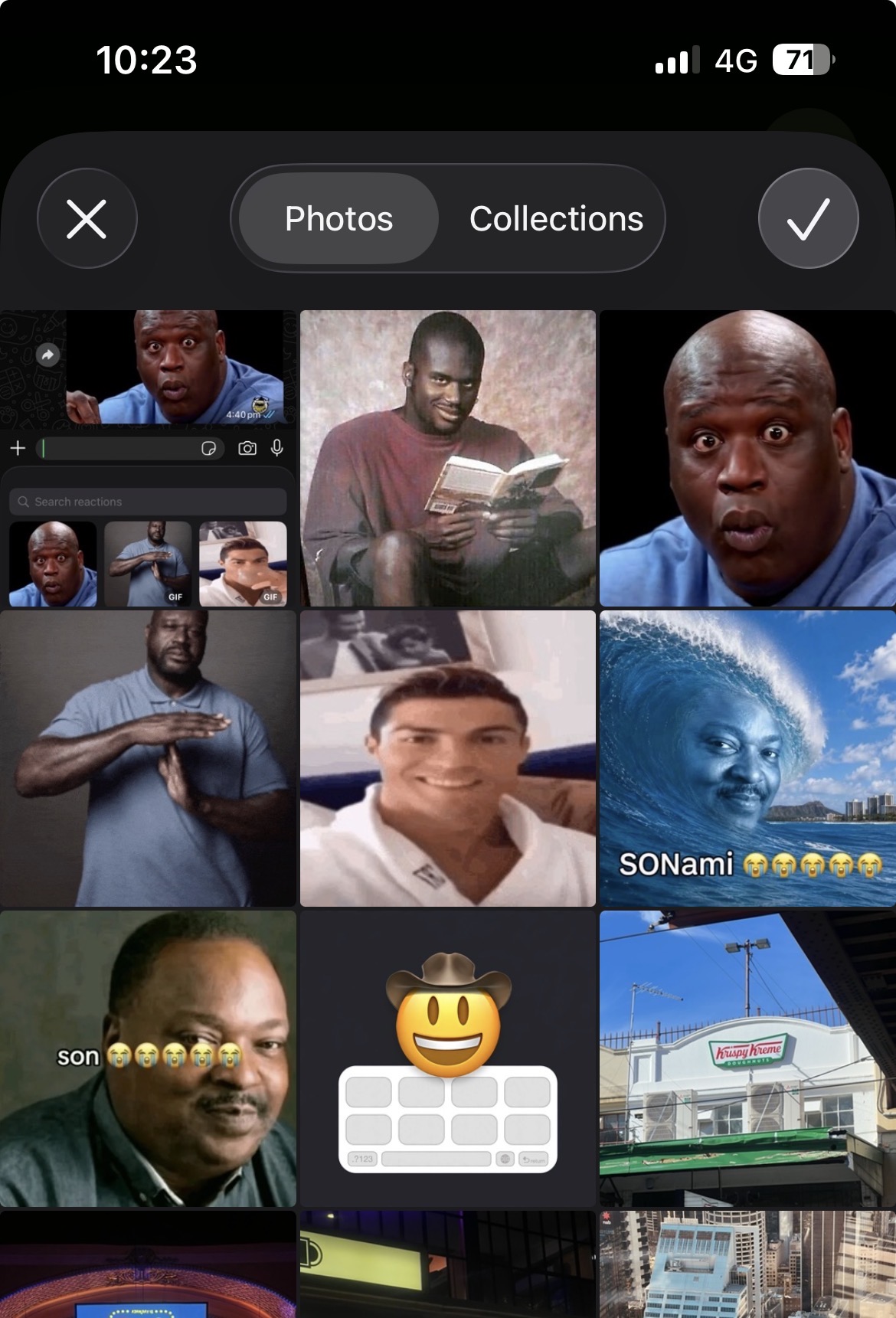 Choosing photos and GIFs to save in TapReact